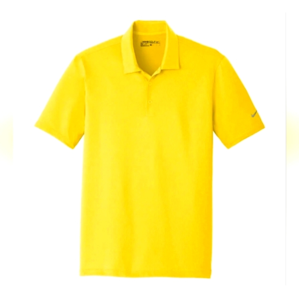 NWT Nike Golf Tour Performance Yellow Short Sleeve Polo 542176-700